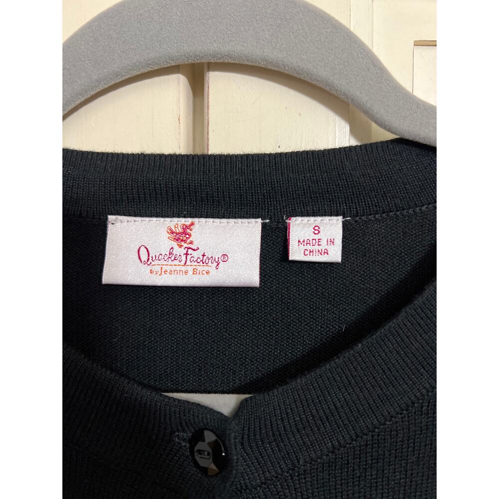 The Quacker Factory Size Small Cardigan Christmas… - image 3